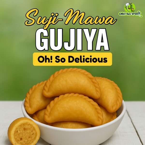 Suji Mawa Gujiya